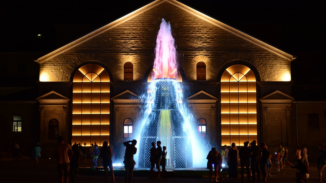 Champagne Bottle Fountain