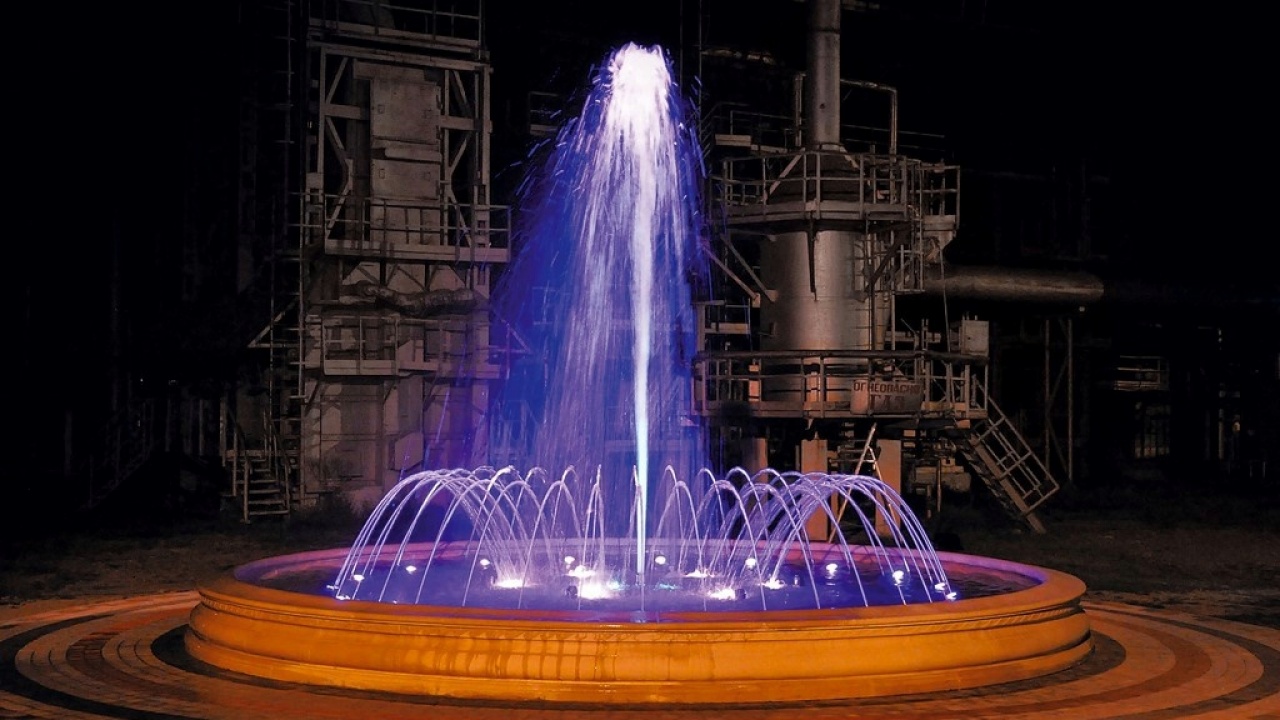 Factory fountain